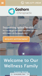 Mobile Screenshot of goshornchiropractic.com